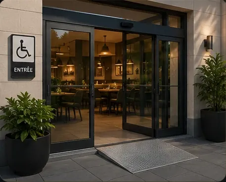 Entrée accessible